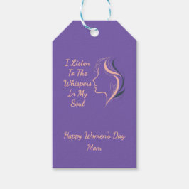 Etiqueta de presentes roxa para Inspiração Persona