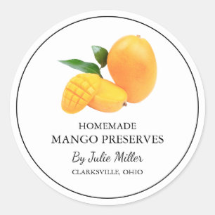 Etiqueta de Preservação de Manga Homemade Simples