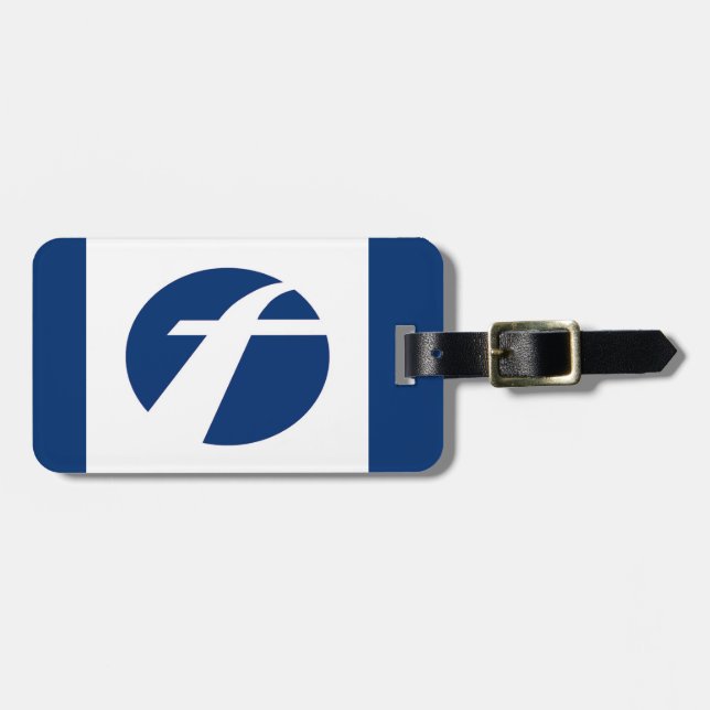 Etiqueta de primeira bagagem (Frente Horizontal)