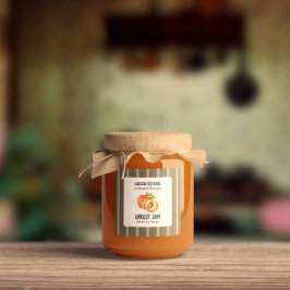 Etiqueta de produto Apricot de Algodão