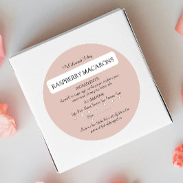 Etiqueta de produto da Lei de Cottage para Ingredi