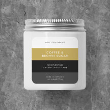 Etiqueta de Produto de Bloco de Cores Modernas Per