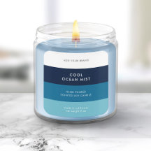 Etiqueta de Produto de Bloco de Cores Modernas Per