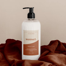 Etiqueta de produto de logotipo moderno