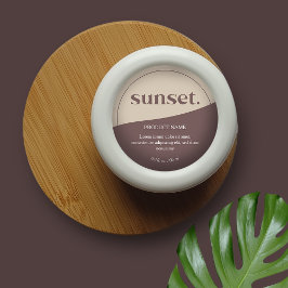 Etiqueta de produto de logotipo moderno