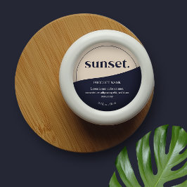 Etiqueta de produto de logotipo moderno