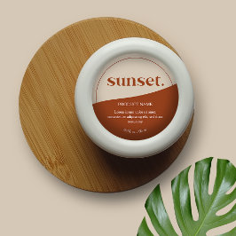 Etiqueta de produto de logotipo moderno