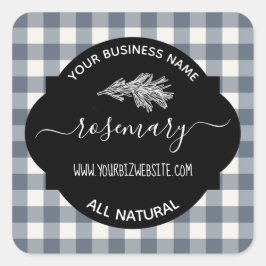 Etiqueta de produto Herb & Spice Jar