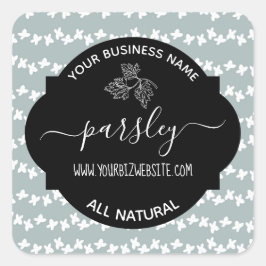 Etiqueta de produto Herb & Spice Jar