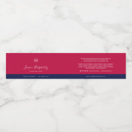 Etiqueta de Produto Ingredientes de Contraste de C