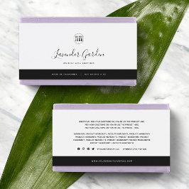 Etiqueta de Produto Ingredientes de Contraste de C