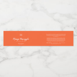 Etiqueta de Produto Ingredientes de Máquina de Dig