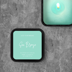 Etiqueta de Produto Minimalista de Script de Cores