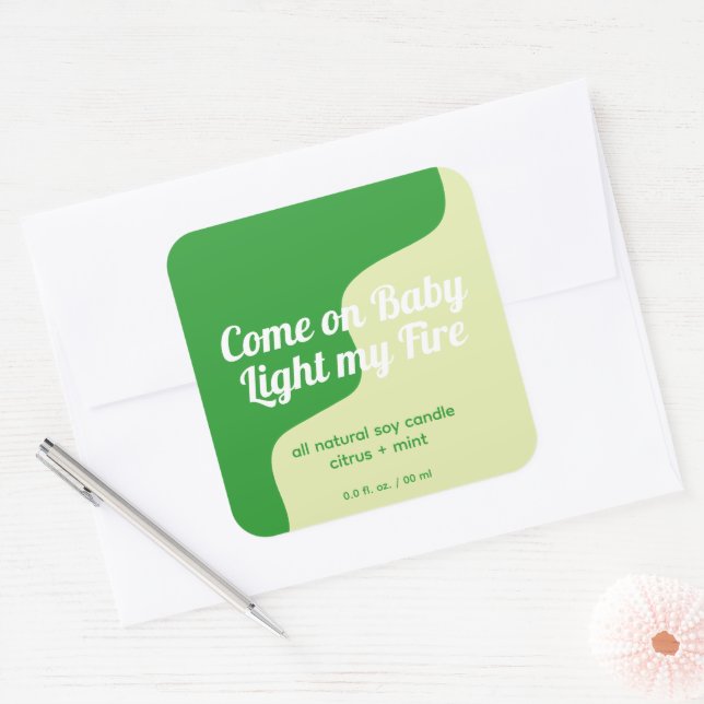 Etiqueta de produto moderno Light My Fire (Envelope)