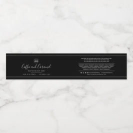 Etiqueta de produto para adicionar componentes de