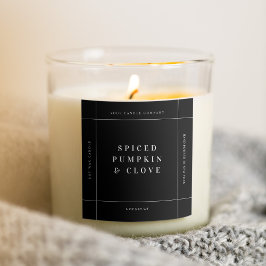 Etiqueta de produto para velas Etiqueta de negócio