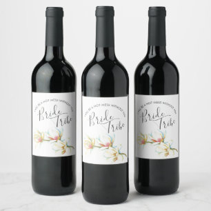 Etiqueta de Proposta Floral de Bridesmaid