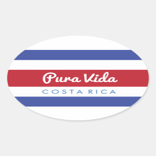 Etiqueta de Pura Vida Costa Rica