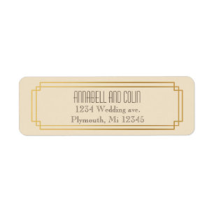 etiqueta de quadro de deco de arte