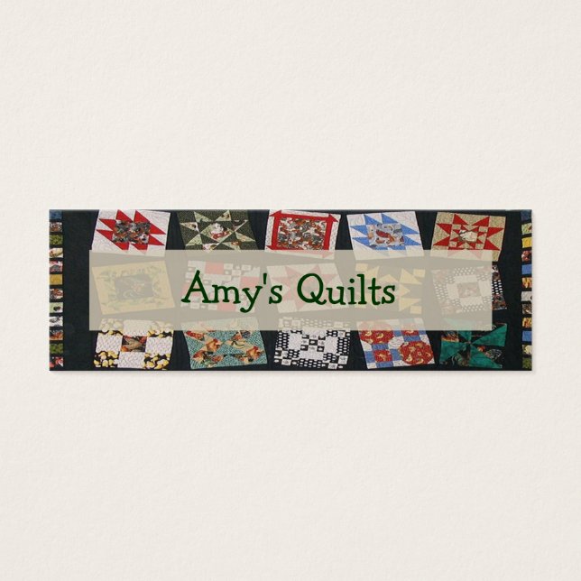 Etiqueta de Quilt da Amy (Frente)