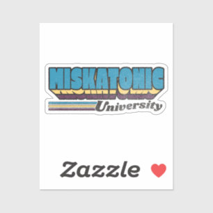 Etiqueta de Retro da Universidade Miskatonic