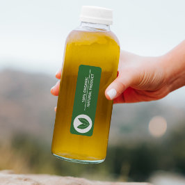 Etiqueta de rótulo de produto natural, orgânica a