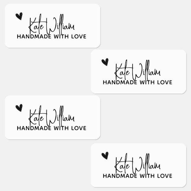 Etiqueta de roupa personalizada para item feito à  (Grupo)