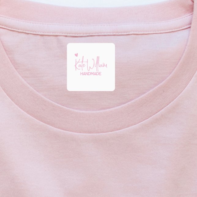 Etiqueta de roupa rosa personalizada para item fei (Criador carregado)