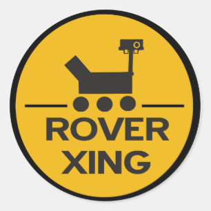 Etiqueta de Rover Xing da curiosidade