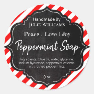 Etiqueta de Sabão de Natal Personalizável
