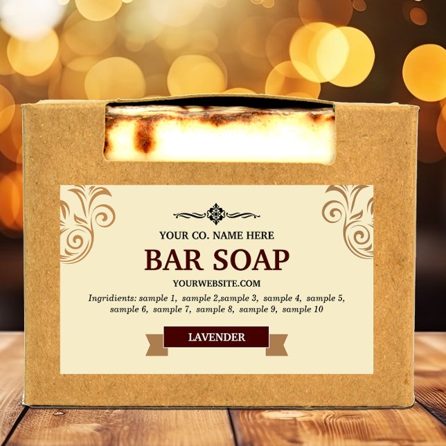 Etiqueta de Sabão Homemade (Criador carregado)