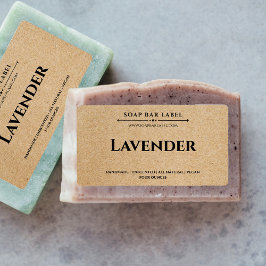 Etiqueta de sabão personalizada Vinheta de fundo K