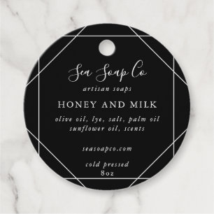 Etiqueta de sabão personalizável