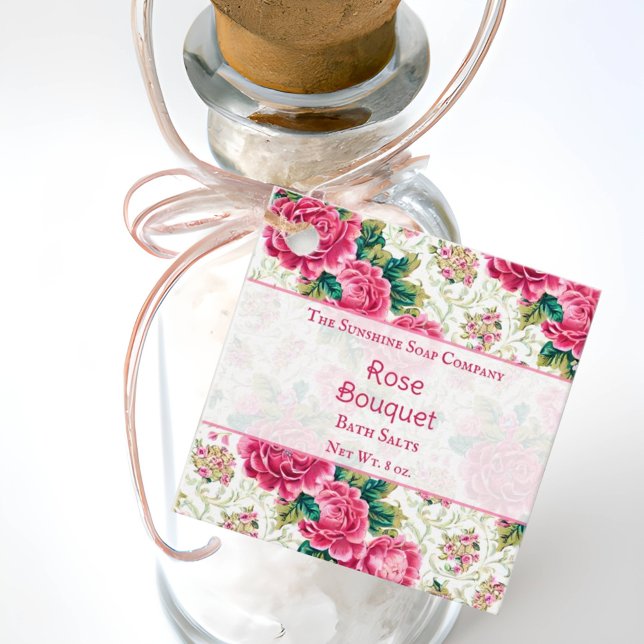 Etiqueta de Sais de Banho de Cosméticos de Soap ro (Criador carregado)