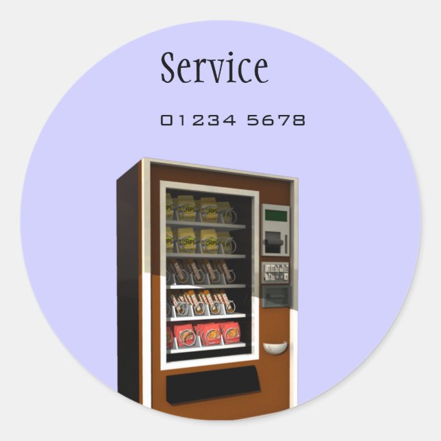 etiqueta de serviço da máquina automática (Frente)