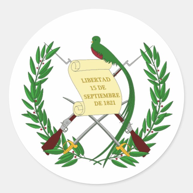 Etiqueta de Sinalizador da Guatemala (Frente)