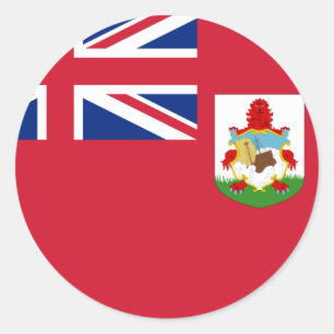 Etiqueta de sinalizador das Bermudas