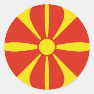 Etiqueta de Sinalizador de Pesca da Macedônia do 