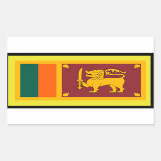 Etiqueta de Sinalizador do Sri Lanka
