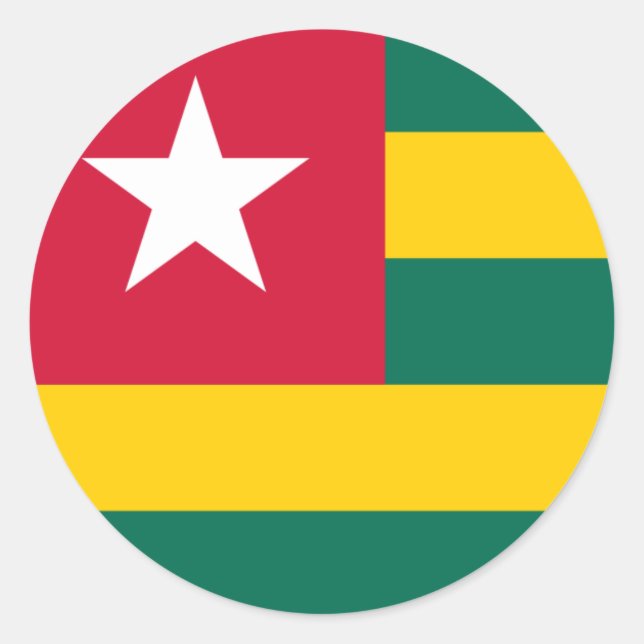 Etiqueta de Sinalizador Togo (Frente)