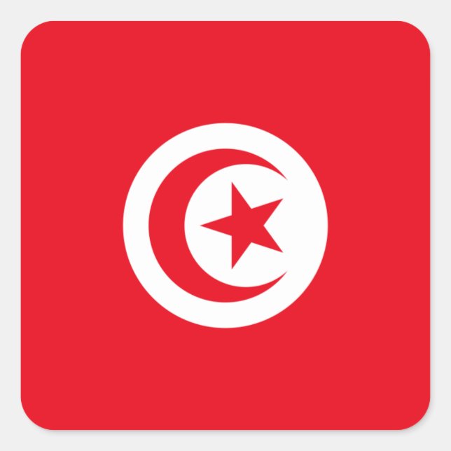 Etiqueta de Sinalizador Tunísia (Frente)