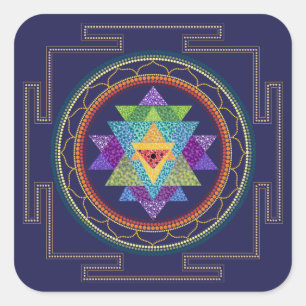 Etiqueta de Sri Yantra
