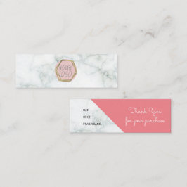 Etiqueta de suspensão do tamanho da marca do vestu