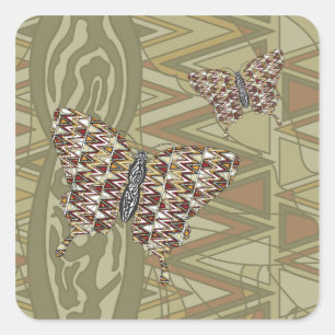 Etiqueta de Swallowtail do africano