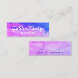 Etiqueta de Tamanho de Travagem de Vestuário de Aq