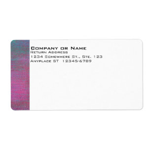 Etiqueta de transporte pintada