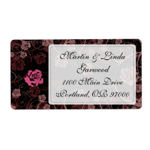 Etiqueta de transporte romance v3 do crepúsculo