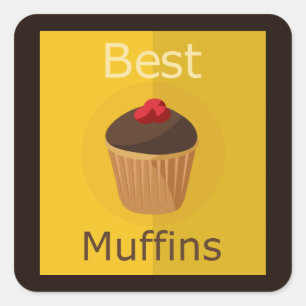 Etiqueta de Tratamento de Melhor Muffins