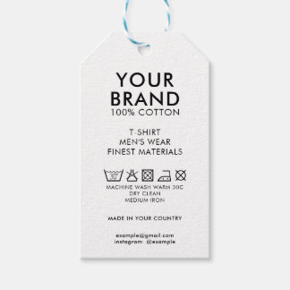 Etiqueta de travamento da camisa do papel da placa