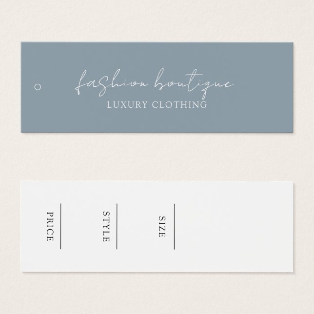 Etiqueta de travamento da etiqueta de vestuário de (Frente & Verso)